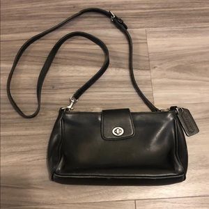 Vintage Coach Crossbody Leather Bag